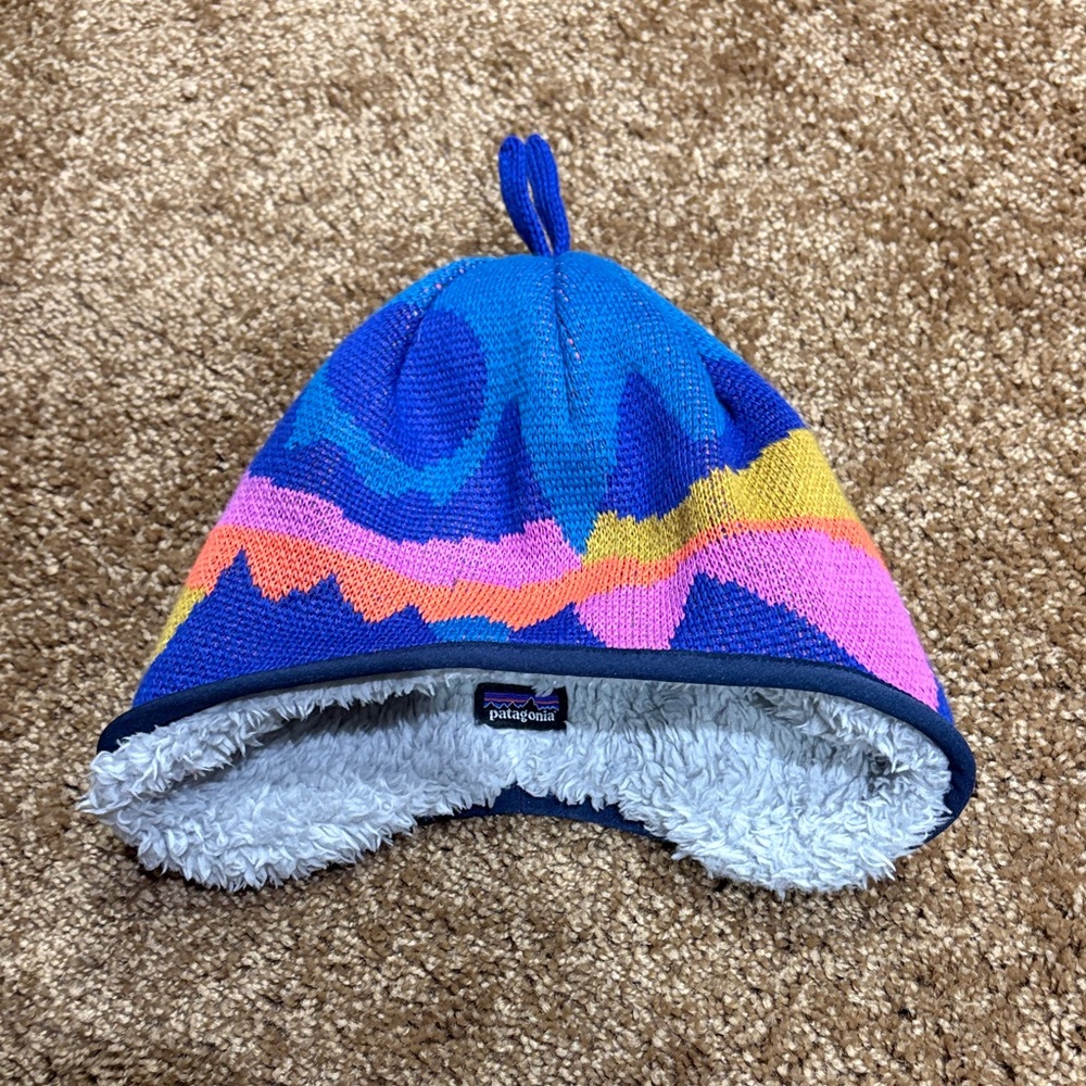 Patagonia Colorful Reversible Infant Winter Hat